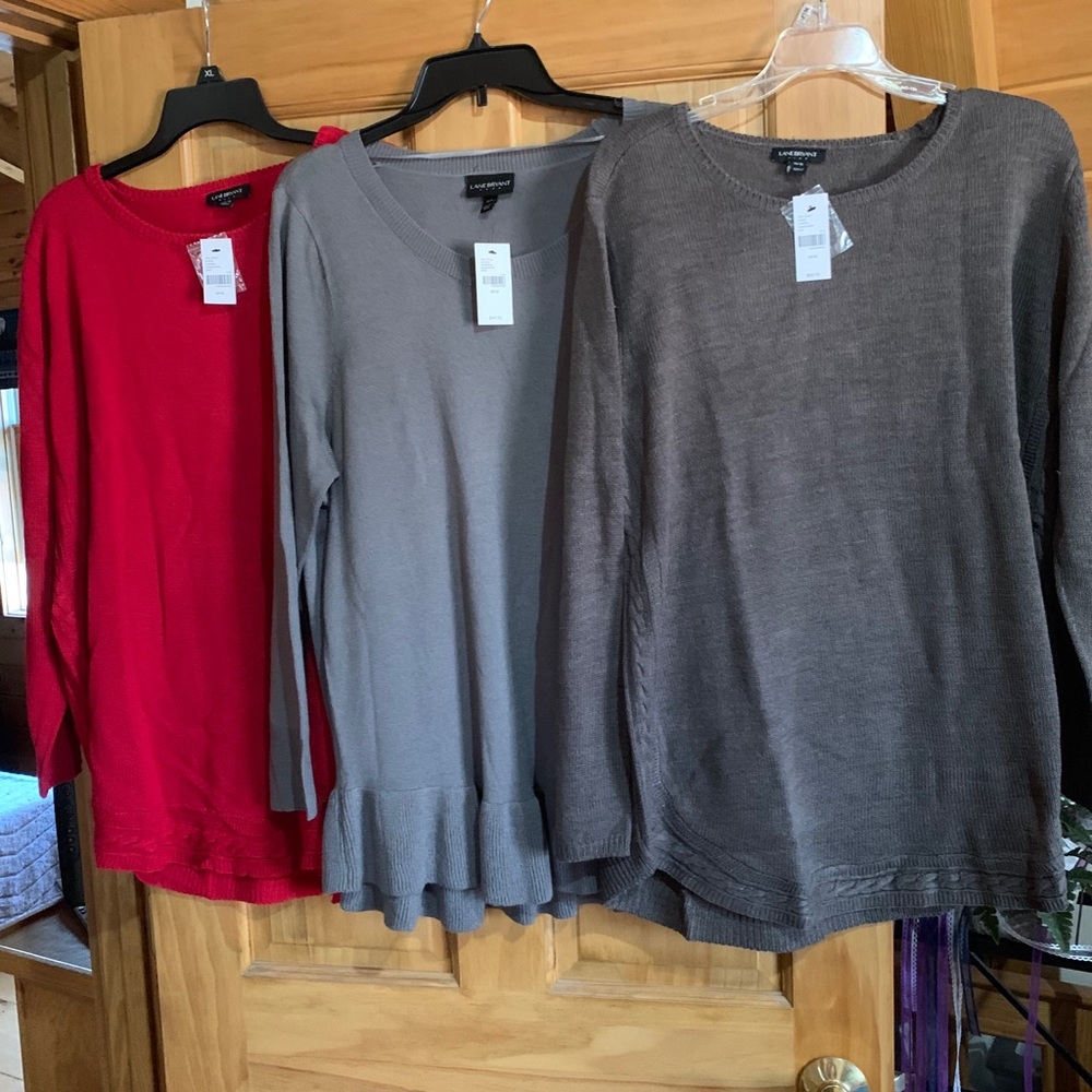 Lane Bryant Sweaters Bundle
